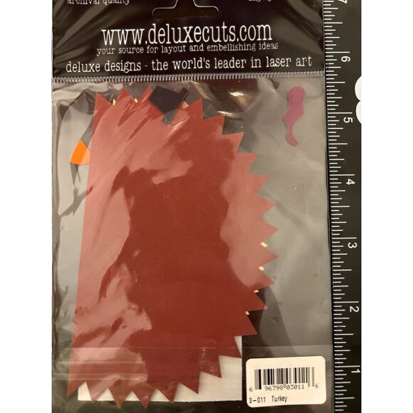 3-011 Deluxe Cuts Turkey Laser Cut For Grown-Ups Scrapbooking embelishment - Picture 2 of 2